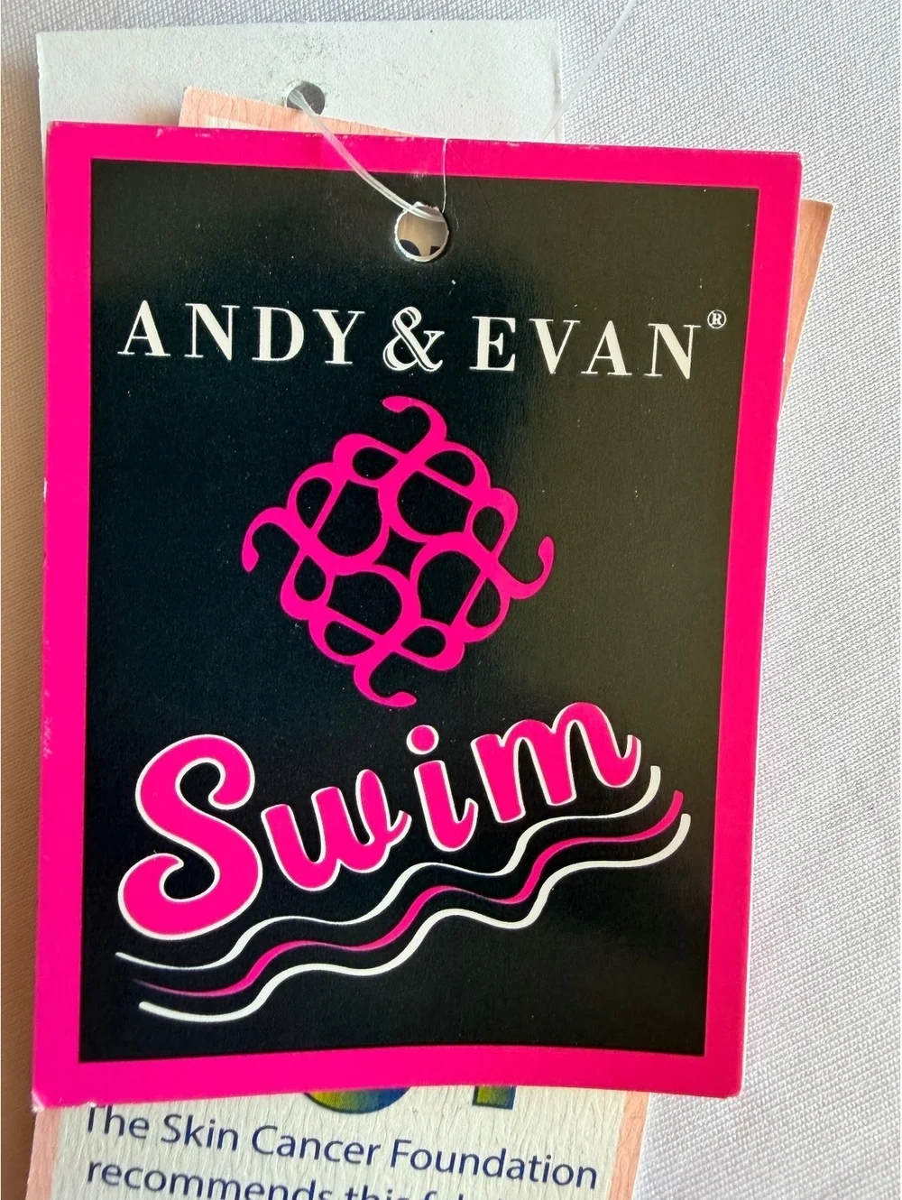 Andy & Evan Girls XL 16 One Piece Swimsuit Blue Purple Cutout UPF 50+ NWT